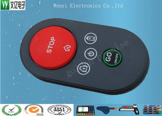 P+R Sleutel Silicone Rubber Keypad 40 graden